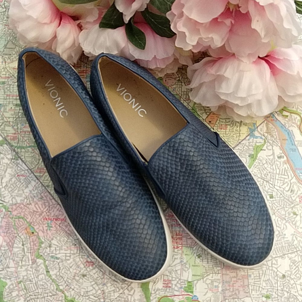 Vionic Midi Snake Slip-On Sneaker - image 1